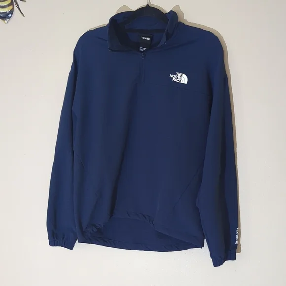 The North Face Men's Tekware™ Grid ¼-Zip jacket in navy - Picture 3 of 11